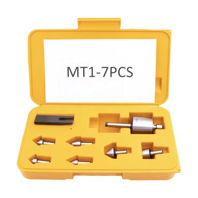 China Factory Machine Tools Tail Live Center High Speed ​​Rotating Actions Set Morse Taper MT1 Variable Live Center 7PCS Set for sale