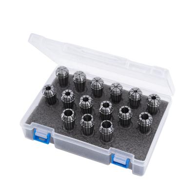 China High Quality Cold Processing Precision Machine Tool Accessories ER Spring Bushings Inch Size For ER20 Chuck 15pcs Bushing Milling Set for sale