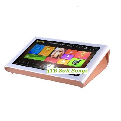 China Portable Touch Screen Gymsong Home Party Karaoke Singing Machine 4TB HDD System Karaoke Microphones for sale