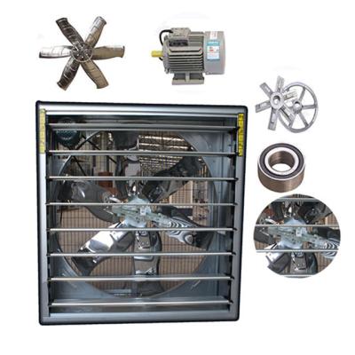 China Push Pull Type Metal FM Cooler Wall Mounted Shutter Ventilation Exhaust Fan for sale