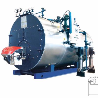 China Central Heating Horizontal Commercial Oil Fired Hot Water Boilers for sale