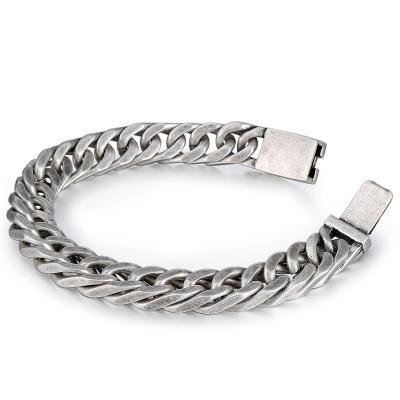 China Hiphop Jewelry 316L Stainless Steel Motorcycle Bike Wholesale Punk Link Chain Bracelet for sale