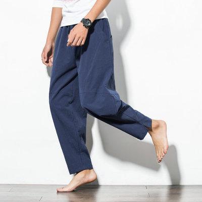 China Custom Made OEM Fashion Summer Hip Hop Wide Leg Men's Pants Autumn Casual Pants Anti-Wrinkle for sale