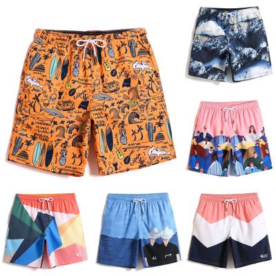 China Factory Price Spandex Breathable Chinese Summer Cheap Elastic Sublimation Custom Men Beach Shorts for sale