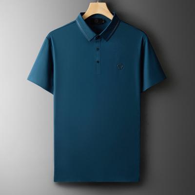 China Summer Formal Golf Business Men's Mercerized Cotton QUICK DRY Polo Shirts Man Office T-Shirts for sale