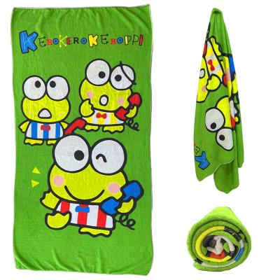 China Child-Proof Wholesale high-end beach towel summer beach travel towel cute pattern children's beach towel for sale