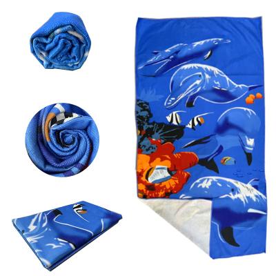 China Child-Proof Summer beach swimming quick dry towel sun protection beach towel portable fitness towel for sale