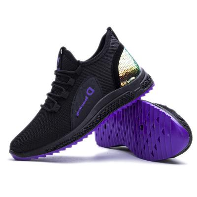 China Summer Fashion Ladies Waterproof Breathable Lightweight Mesh Upper Casual Black Sneakers for sale
