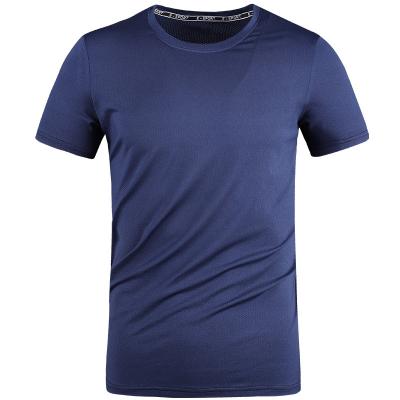 China China Professional Pure Color Polyester Manufacture Anti-pilling Quick Dry T-Shirts for sale