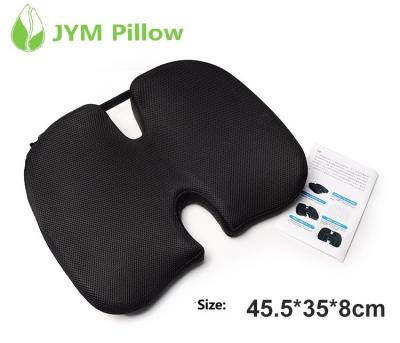 China Wholesale Massage Stock Mesh Cover Memory Foam Chair Cushion For Fatigue Relieve Anti-Hemorrhoids Short Drivers for sale