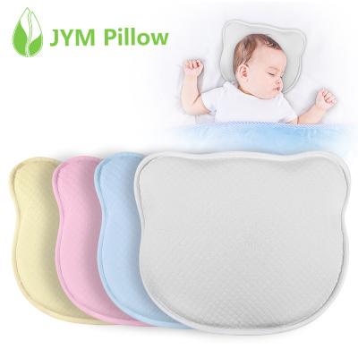 China Memory Baby Pillow Flat Head Anti Shaping Pillow Memory Foam Baby Pillow For Newborn Baby Product for sale