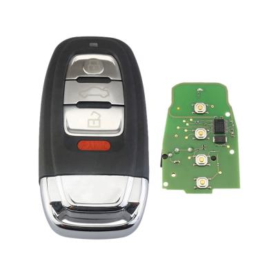 China +Metal Plastic 4 Buttons 315/433Mhz IYZFBSB802 Smart Car Remote Key For Audi A4 S4 A5 S5 A6 S6 A7 S7 A8 S8 Audi TT Remote Key for sale