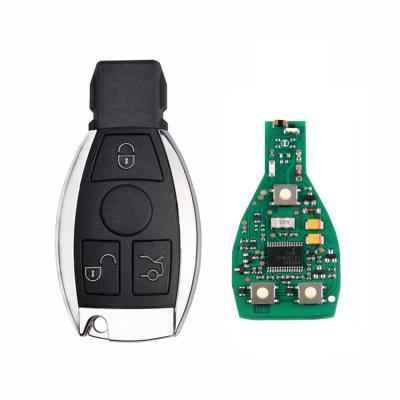 China +Metal Plastic 433/315 MHz Smart Remote Key Fob For Mercedes Benz After 2000 BGA Replace NEC Chip for sale