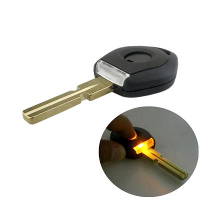 China +Metal 1 Button Plastic Car Key Shell Case Transponder Blank Remote Fob With Light Button For BMW 3 5 7 Z3 E36 E34 E38 E39 Auto Key for sale