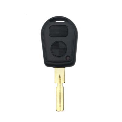 China Plastic +Metal 2 Buttons Remote Car Key Case Shell Cover Blank For BMW E38 E39 E36 Z3 for sale