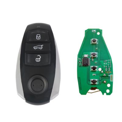 China Plastic +Metal 3 Button Keyless Pop 315 433 MHz PCF7953 Chip Car Smart Remote Key Fob For VW Touareg 2011 - 2014 Auto Car Key for sale