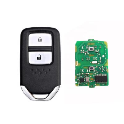 China Keyless Plastic +Metal Key 2 Buttons 433 Mhz 47 Chip Car Remote Smart Key Fob Fit For Honda Vezel Auto Key for sale