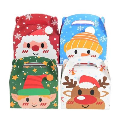 China Recycled Materials Party Small Gift Paper Box Christmas Cute Gift Boxes Wedding Favor Small Candy Door Gift Packaging Paper Box For Guests for sale