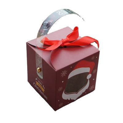 China Recycled Materials custom luxury Christmas decoration gift carton christmas White cardboard packaging box for sale