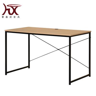 China Wholesale simple iron wood home office modern design folding notebook writing notebook desk table for sale