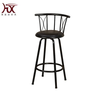 China 360 degree rotating hot sale modern style bar chair metal and wood bar stool chair for sale