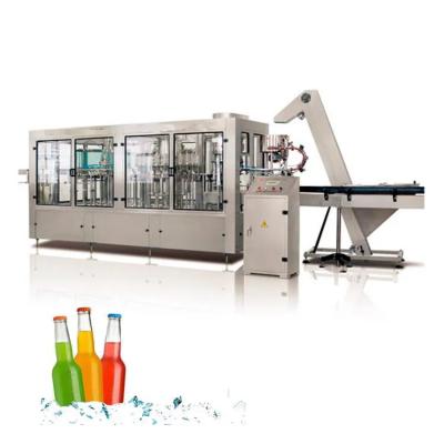 China Glass Bottled Liquid Filling Machine Automatic Sparkling Water Production Line for sale