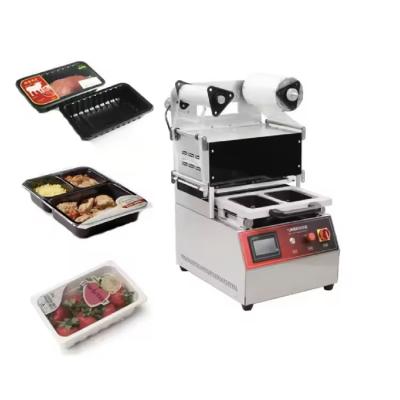 China Precise Gas Atmosphere Control Automatic Map Tray Sealing Machine Fresh Whole Chicken Tray Packing Machine for sale