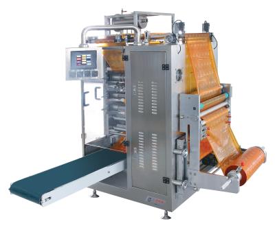 China 2 Lanes PLC 220L Multi Packing Machine Liquid Sachet Paste Sauce 220mm for sale