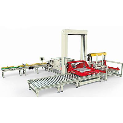 China Water Automatic Palletizing System Bag Palletizer Machine Mitsubishi Servo Motor for sale