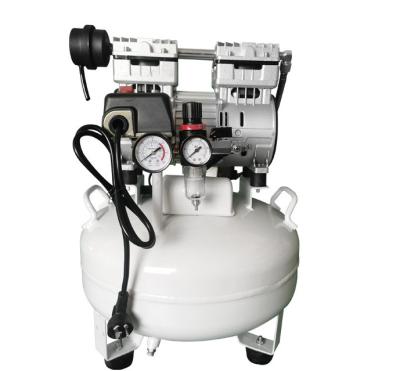 Chine refroidissement à l'air exempt d'huile du compresseur d'air du piston 800w 25L 45KGS à vendre