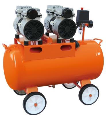 China 100L Piston Type Air Compressor Noiseless W1500 90KGS Te koop