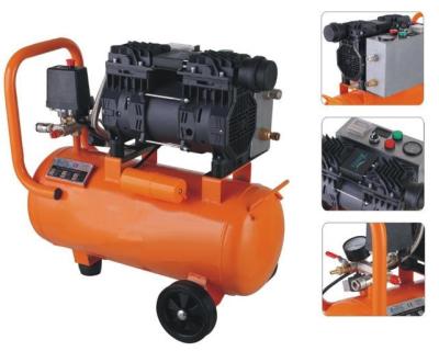 China 10 bar Oil Free Piston Compressor 50l Silent Orange 67mm 43KGS zu verkaufen