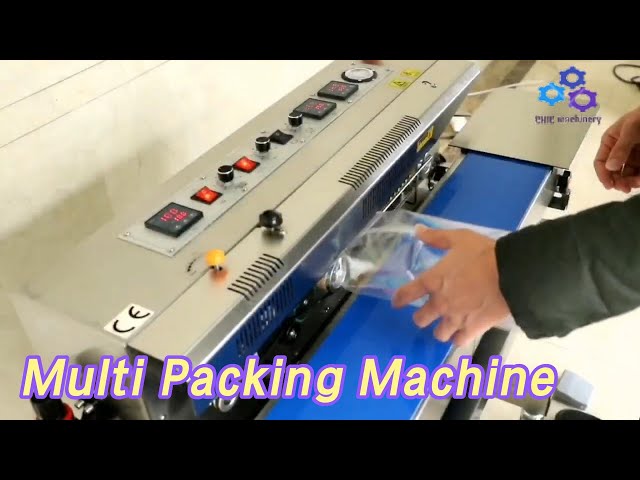 Automatic Multi Packing Machine 300 Deg Heat Continuous For Sealing