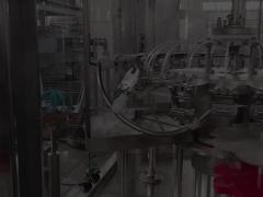 Water production line machine working without bottle video