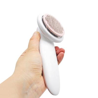 China Amazon Viable Wholesale Reusable Pet 2 in 1 Stainless Steel Removal Hair Brush Clean Hair Removal Pet for sale