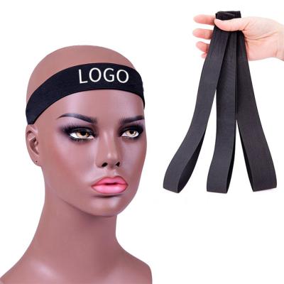 China Factory direct sales viable accept custom logo gym hair wig high quality elastic band for sale