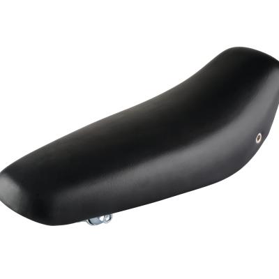 China Special ORIGINAL DESIGN Long Big Foam Bicycle Saddle Using Bicycle Seat Banana Bike Seat With Steel Base And Clamp for sale