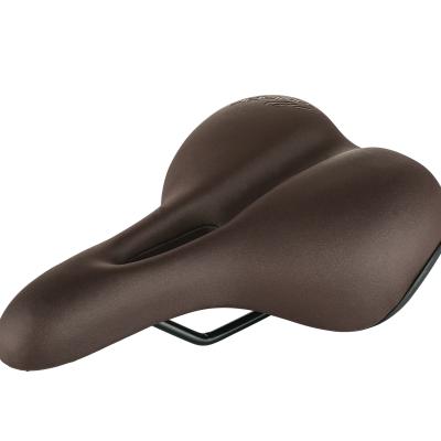 China ORIGINAL DESIGN Ergonomic Design Comfort Ventilated Hollow Bike Saddles Big Wide Bicycle Saddle for sale