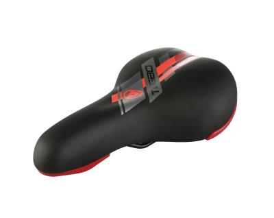 China New Type ORIGINAL DESIGN Rounded Foam Rear Bicycle Saddle Mtb Mountain Bike Seat With Front And Rear Scull Guard Colorful for sale