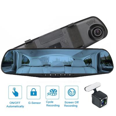 China HD Video Recording 1080P Dash Camera Front and Rear Front Dual Mirror Dash Cam Lens Dash Camera with Rear View Camera for sale