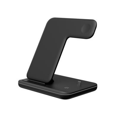 China 2021 Hot Selling High Quality High Quality Wireless Charger 15W Universal Mobile Phone Charger Stand 3 in1 Wireless Charger With LED Indicator for sale