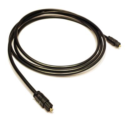 China 3M Digital Optical Audio TosLink COMPUTER Cable - Molded - M/M 1M 1.8m 1.5M 3M 5M Black OD4.0mm for sale