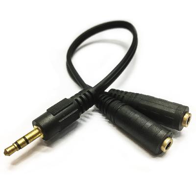 China COMPUTER 3.5mm jack to 2X3.5mm jack perfect for sharing your music with friends for sale