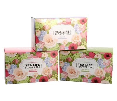 China Creative Recycled Materials Customer Cardboard Tea Bags Paper Packaging Printed Box for sale