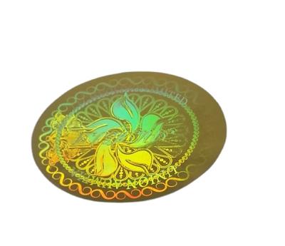 China Waterproof Custom Make Genuine 3d Safe Safe Hologram Stickers for sale