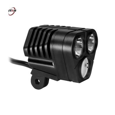 China 6061-T6 Alumiunum Alloy Best Aluminum CREE 30W XM-L2 3000 Lumens LED Bike Front Head Light Bicycle Led Light Headlight With Go Pro Mount Bracket for sale