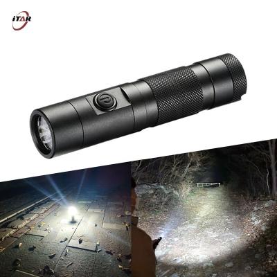 China ODM Easy Carry OEM Linternas Lanterna 360 Degree Pocket LED Lumen Magnet Usb EL Feneri Waterproof Camping Flashlights 1200 Military Fire for sale