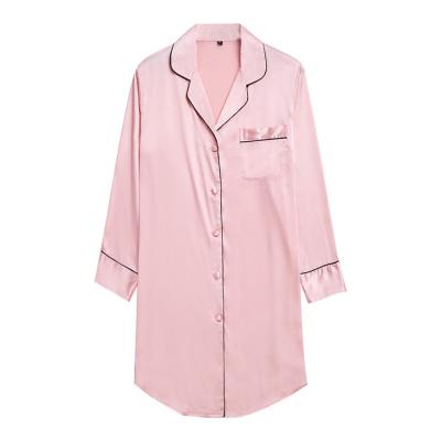 China Women's short pajamas set women's nightgown women's sexy ice silk wholesale QUICK DRY sexy home wear pajamas for sale