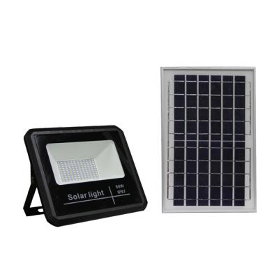 China Garden Free Sample Super Slim 60w Outdoor Solar Flood Light for sale