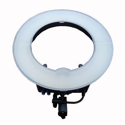 China Live Show Cosmetic 18 Inch 3000-6500K Photographic Lighting Color Changing Led Ring Fill Light 55w for sale